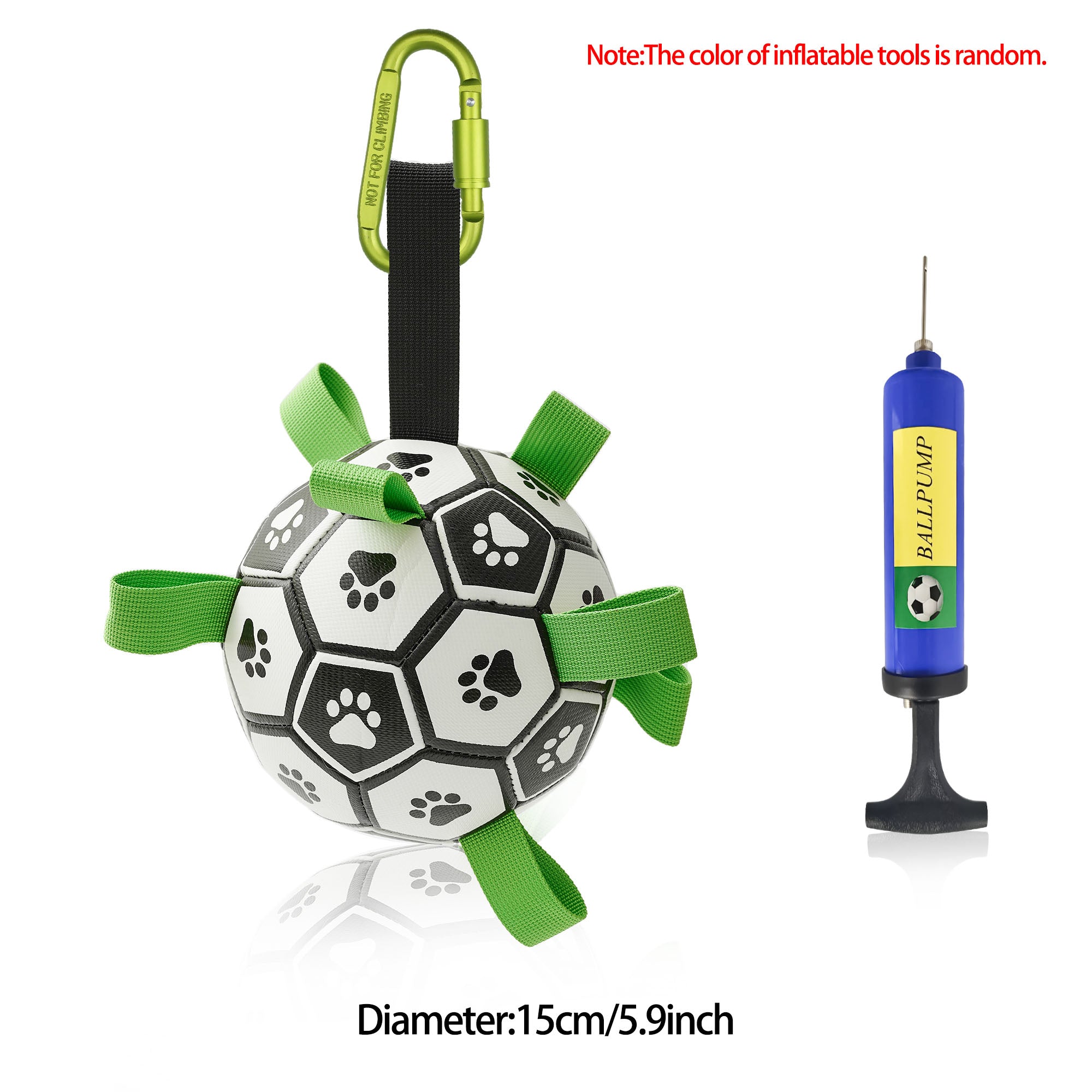 The PawPlay™ Dog Soccer Ball Toy