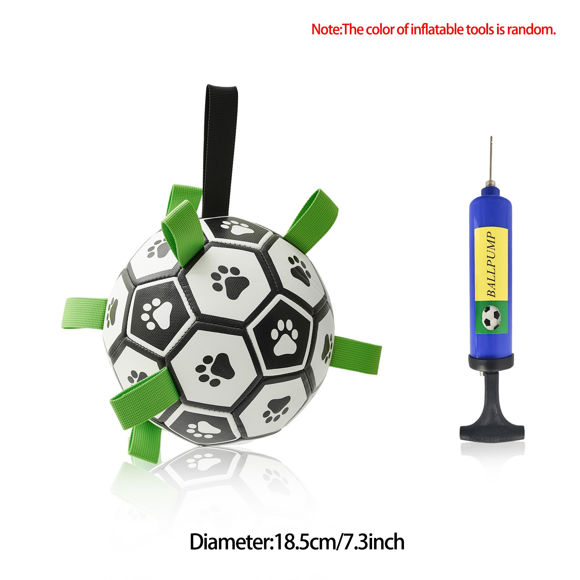 The PawPlay™ Dog Soccer Ball Toy