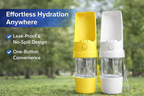 Portable 2-in-1 Dog Water Bottle