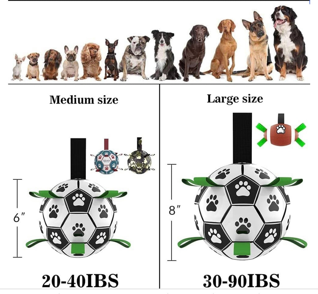 The PawPlay™ Dog Soccer Ball Toy