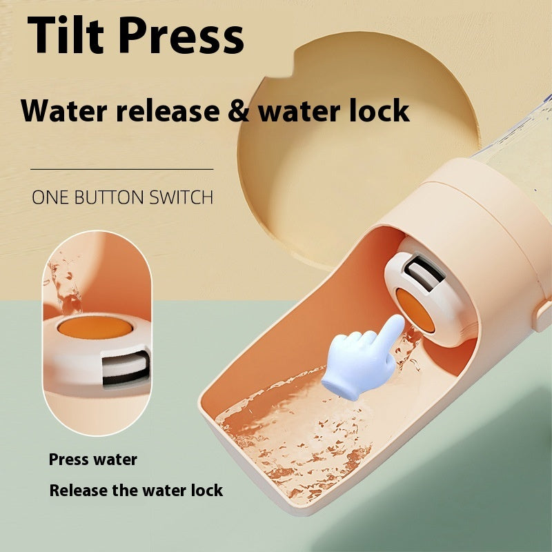 Portable 2-in-1 Dog Water Bottle